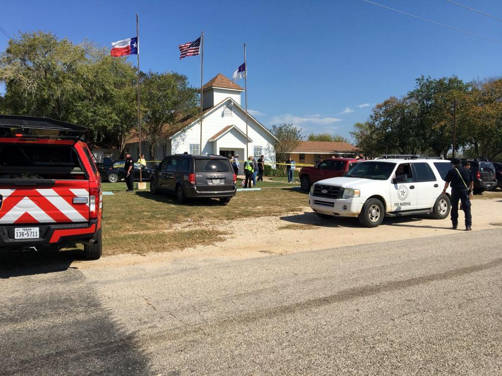 La iglesia donde se produjo la matanza el pasado domingo.
