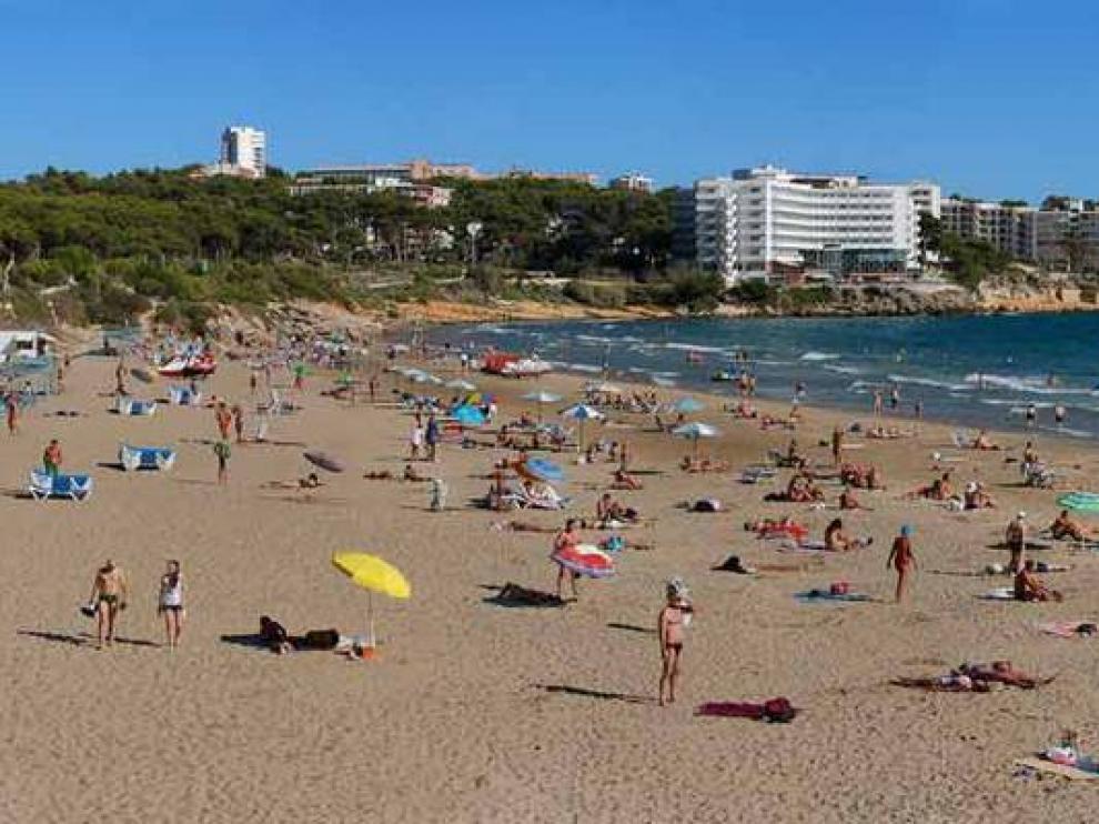 Una playa de Salou