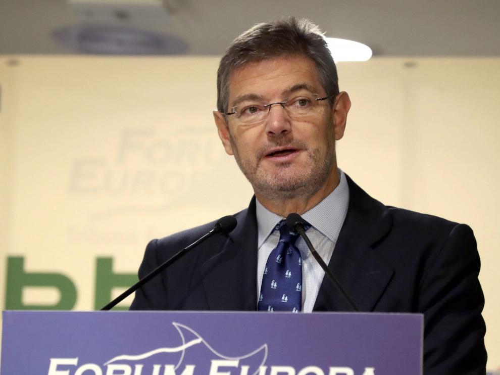 El ministro de Justicia, Rafael Catalá.