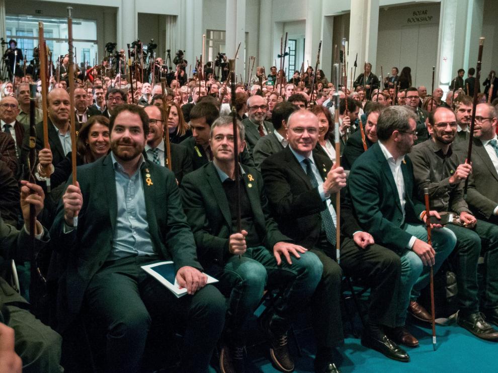 Varios alcaldes acudieron a Bruselas.