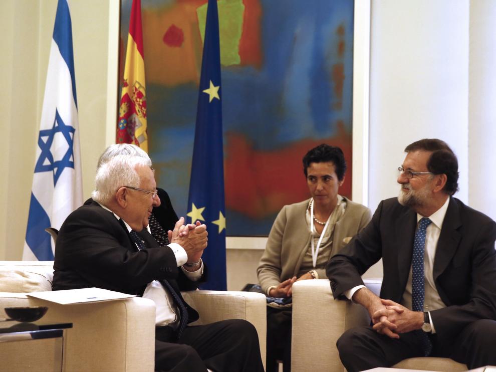 Rivlin ha aludido a la crisis catalana en sus palabras en la sesión solemne de las Cortes celebrada en el Senado
