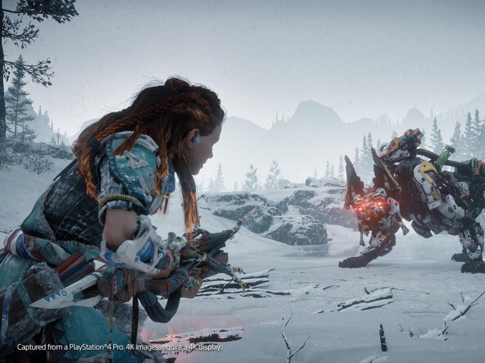 'The Frozen Wilds' incluye nuevas y temibles máquinas contra las que combatir, nuevas armas, habilidades y armaduras