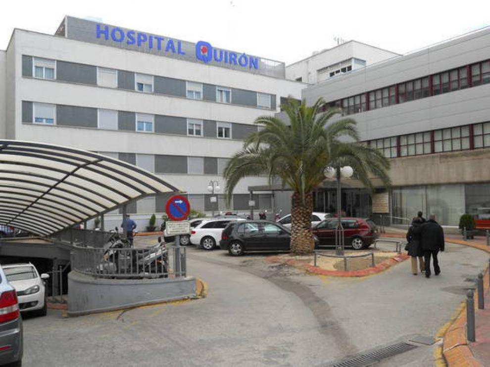 Clínica Quironsalud, en Zaragoza.