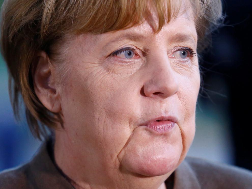 Angela Merkel este domingo.