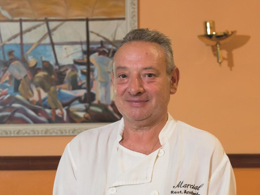 Marcial Sánchez, chef del restaurante.