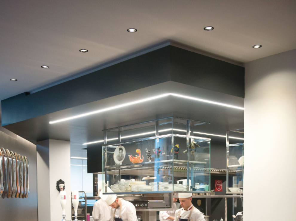 Cocina del Tatau Bistro.