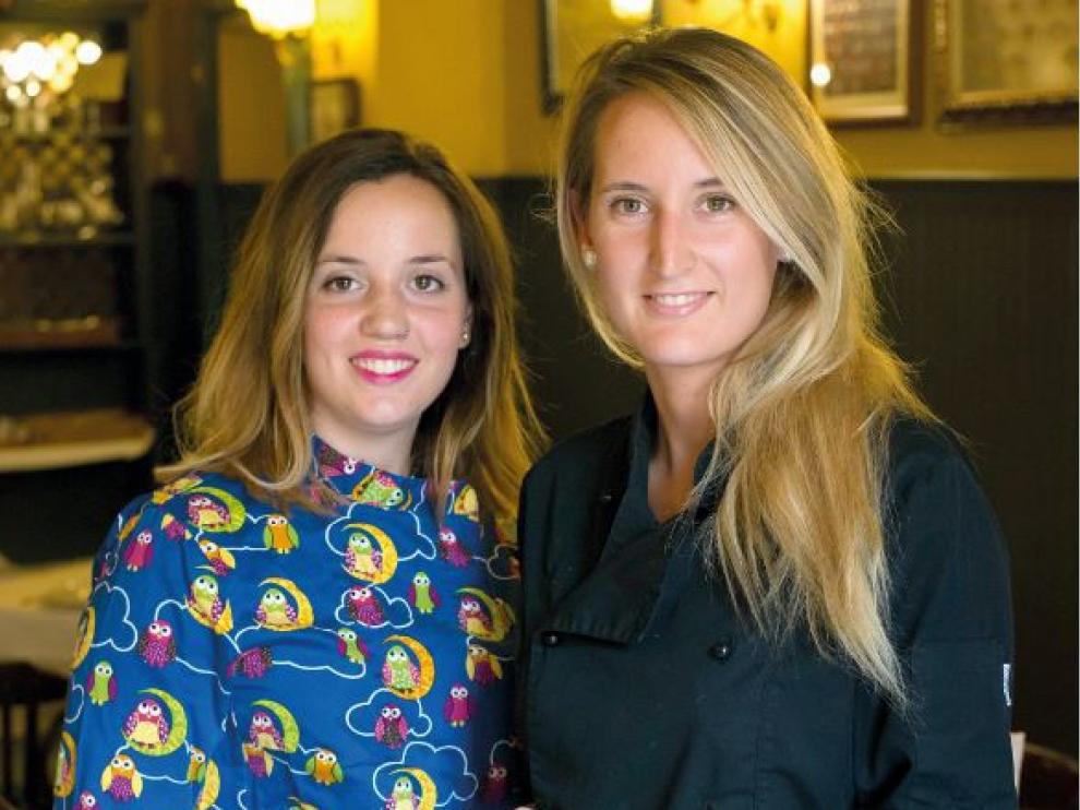 Las chefs Rebeca Tejada y Paola Gracia.