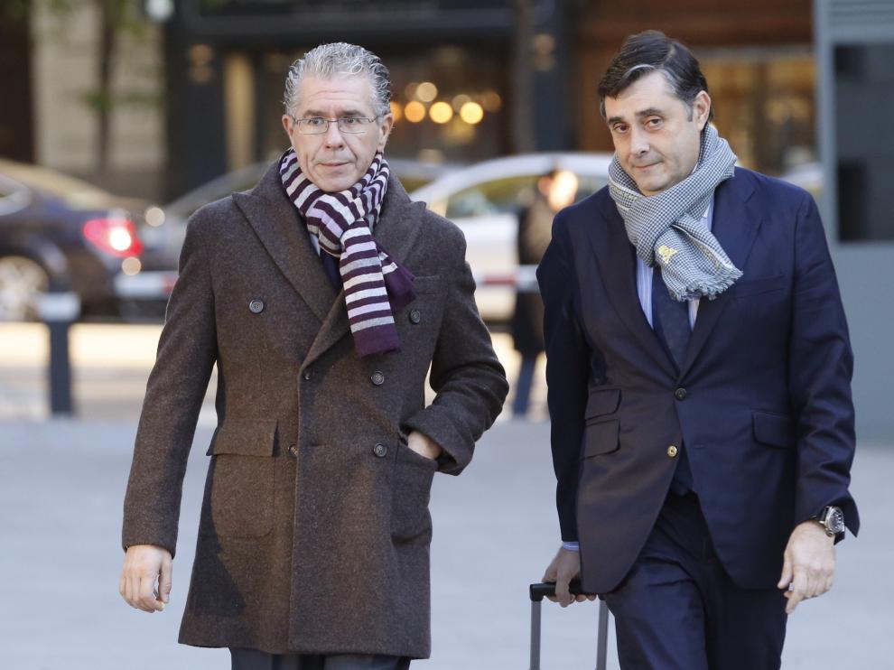 Francisco Granados a la llegada de la Audiencia Nacional.