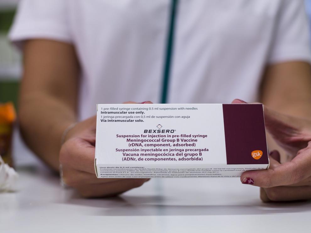 Imagen de la vacuna de la meningitis B, uno de los serogrupos de la enfermedad.