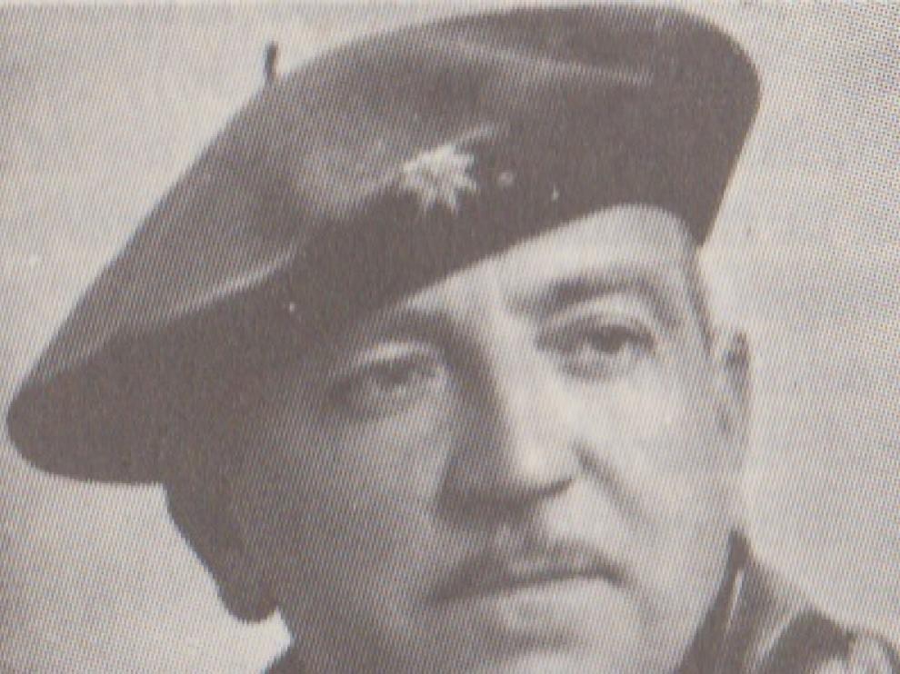 Jesús Comín, abuelo del exconsejero Antoni Comín, que fue jefe de los carlistas en Aragón.