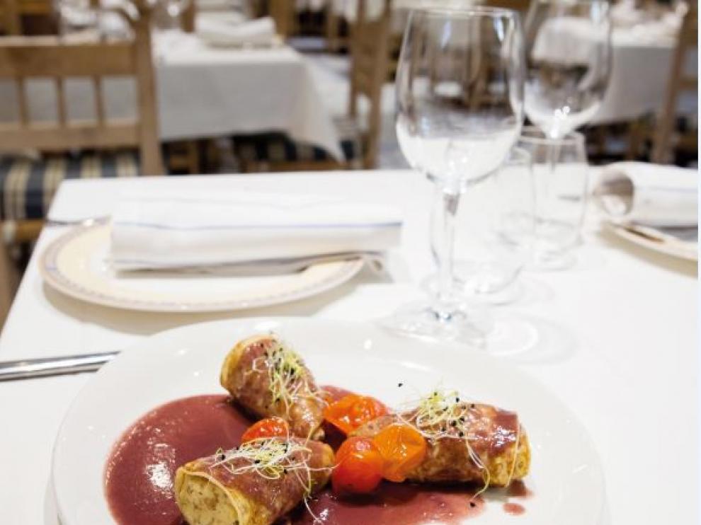 Apuesta por la cocina tradicional aragonesa.