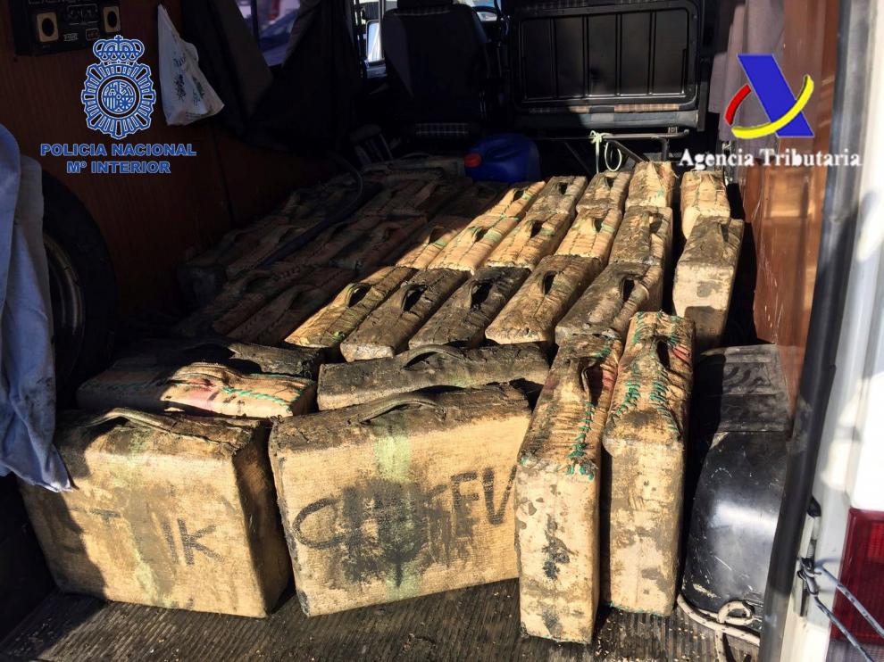Desarticulan una organización con 19 detenidos y 4 toneladas de hachís incautadas