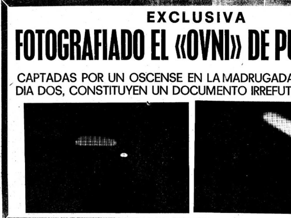 Así lo contó el rotativo oscense 'Nueva España', hoy 'Diario de Altoaragón'.