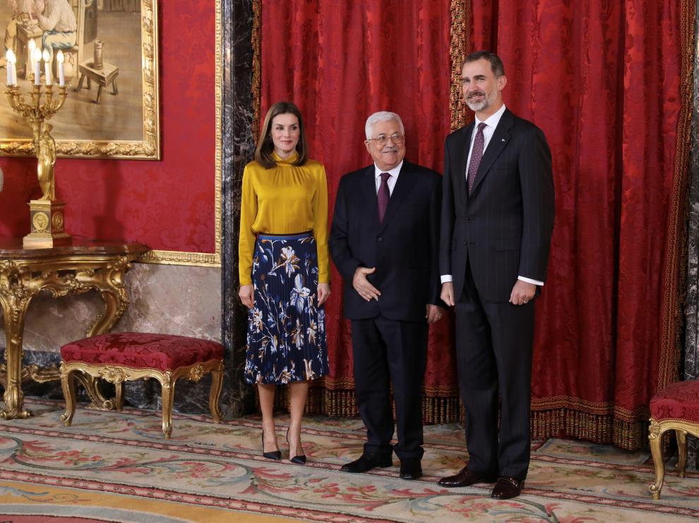 Felipe VI insiste en una solución de los Estados para hecer posible la "legítima aspiración" de soberanía palestina