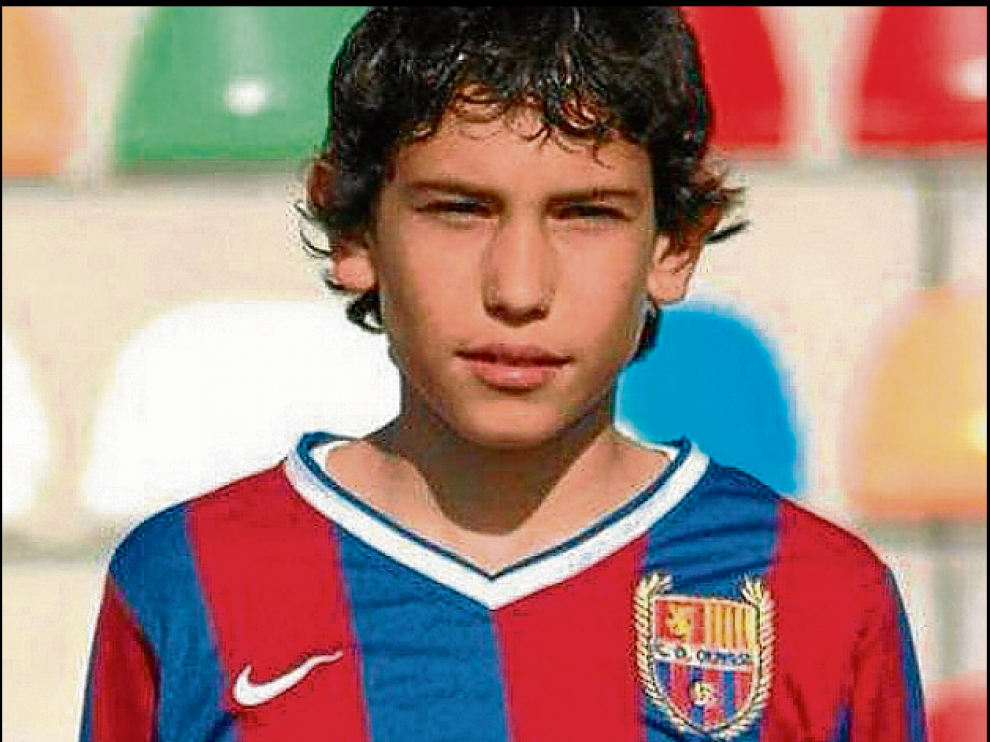 Jesús Vallejo cuando era niño.
