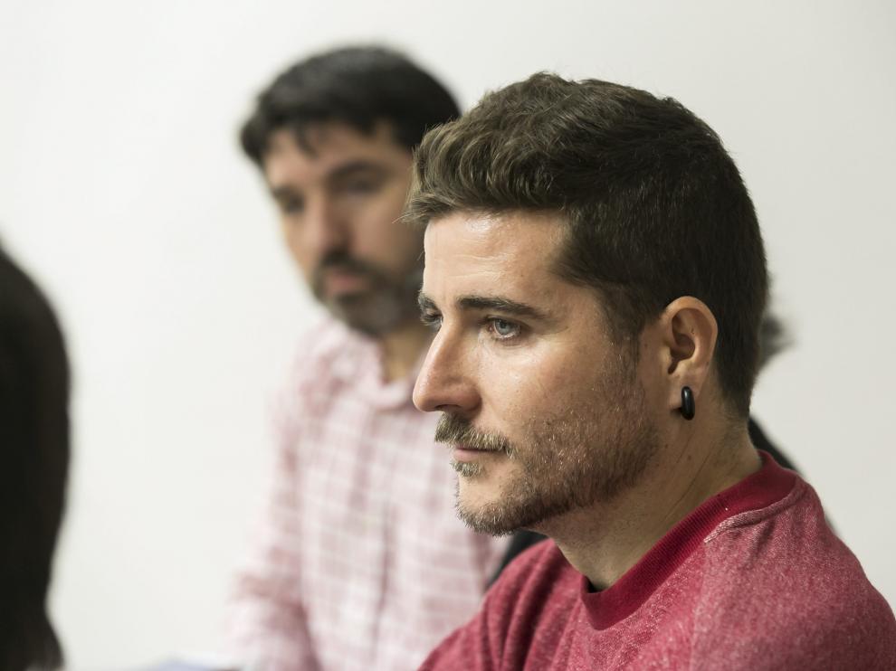 Nacho Escartín, líder de Podemos en Aragón, en imagen de archivo.