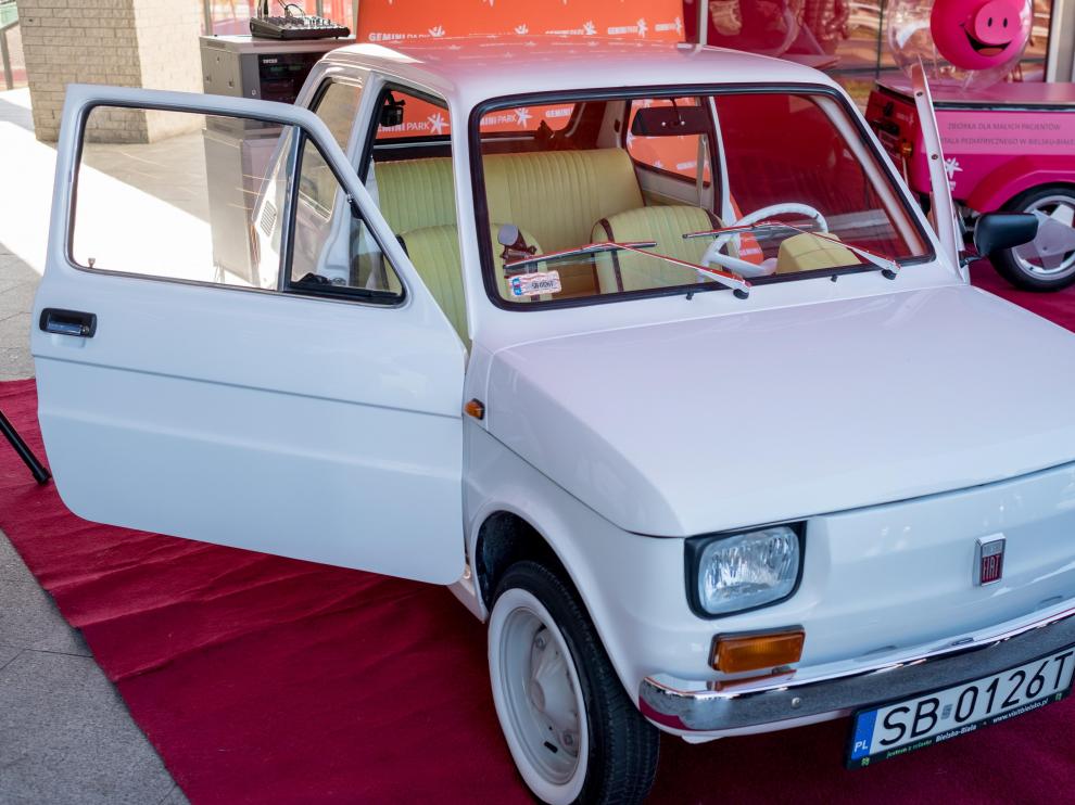 Fiat 126 con que será obsequiado Tom Hanks
