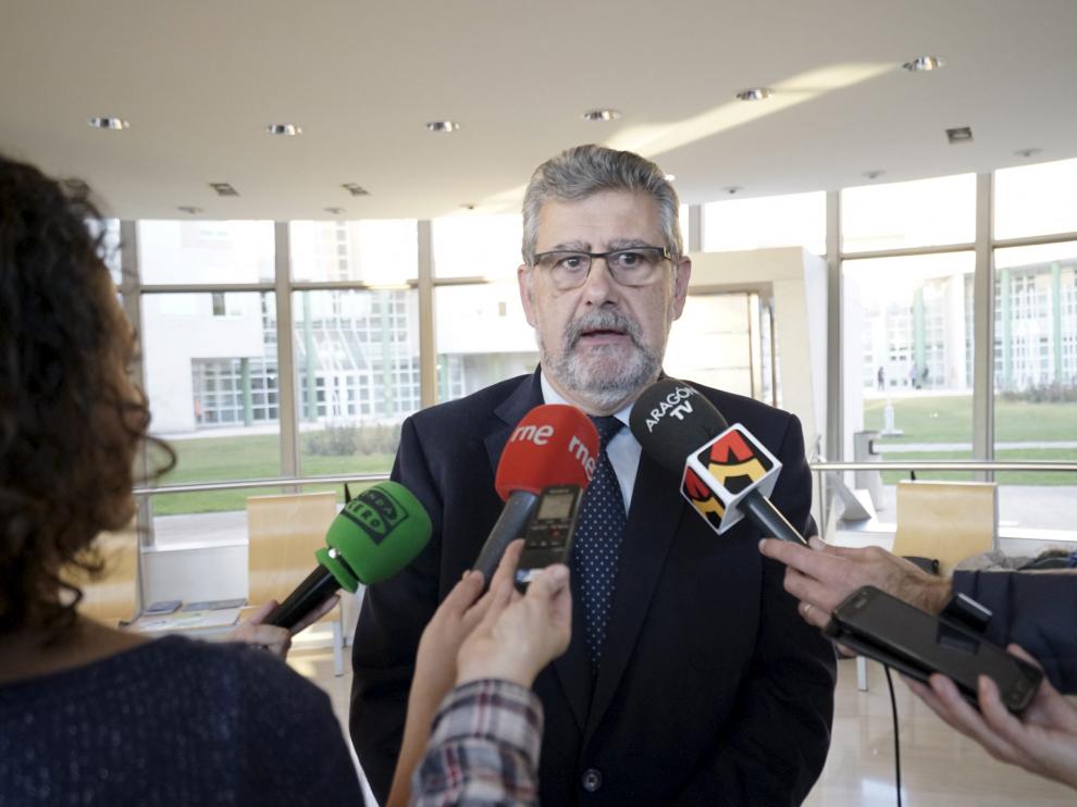 José Antonio Mayoral en declaraciones a los medios de comunicación.
