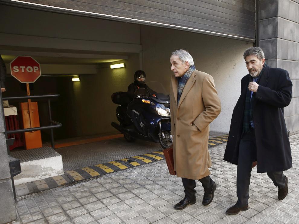 Imagen de los abogados de la joven madrileña que denunció la supuesta violación.
