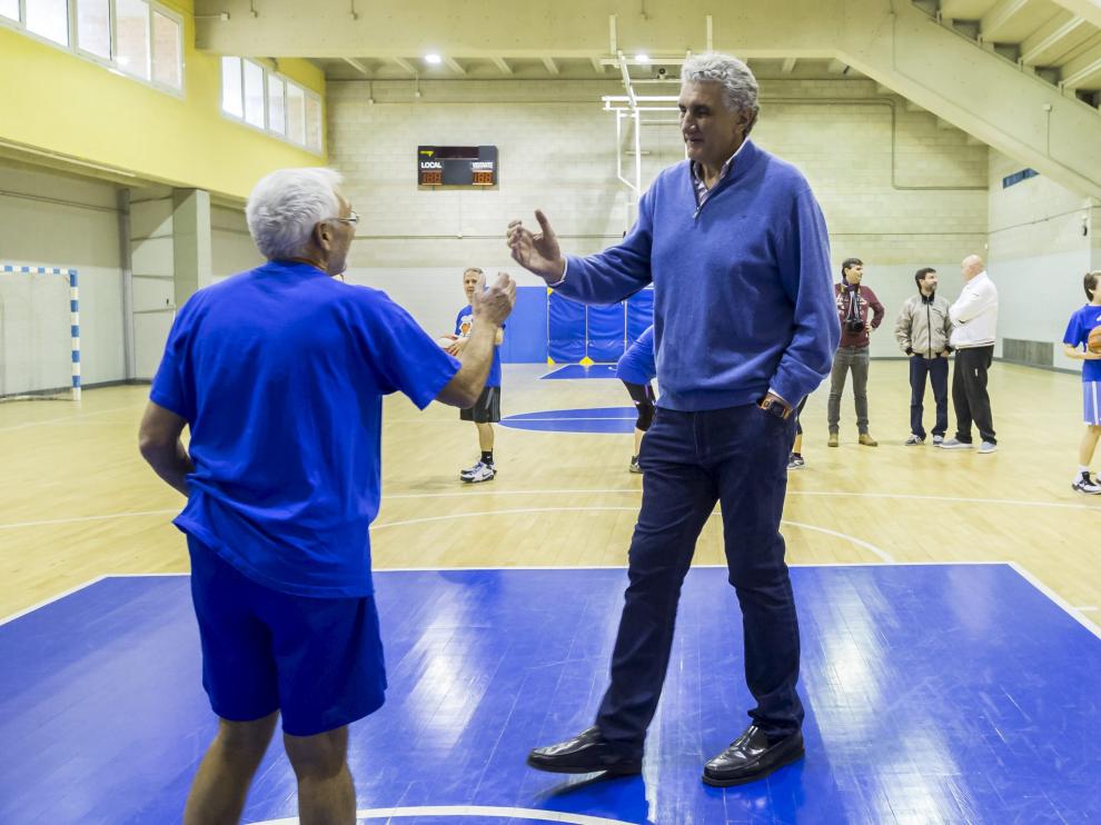 Romay, hoy, en una de las pistas del Príncipe Felipe