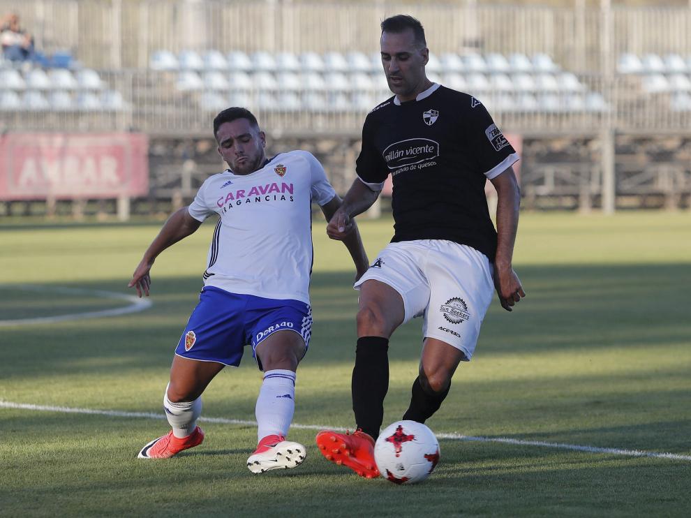 Maxi Rosales y Ubay, en el amistoso de pretemporada.