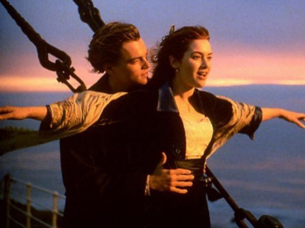Dicaprio y Winslet, protagonistas de 'Titanic'.