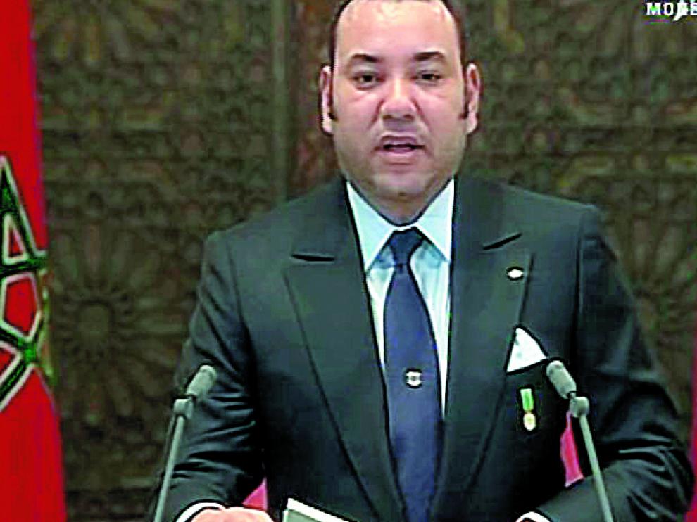 El rey de Marruecos, Mohamed VI.