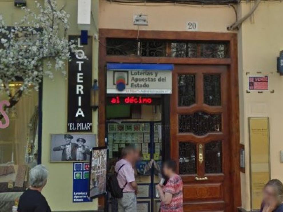 El décimo fue sellado en la Administración El Pilar, ubicada en el número 20 de la calle Alfonso.