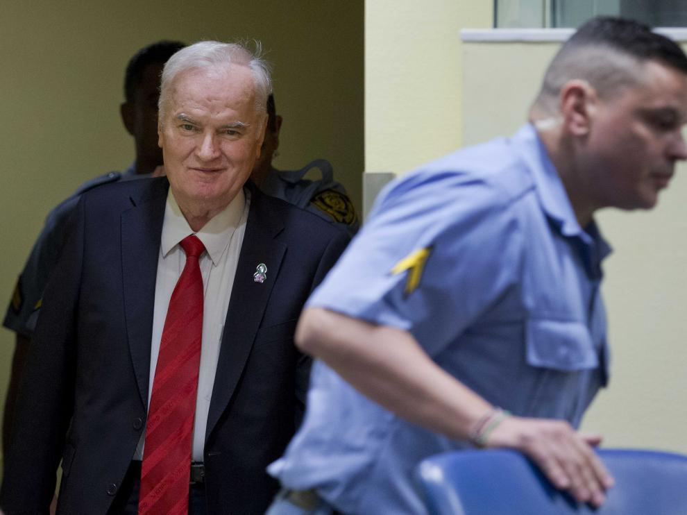 El exlider militar serbobosnio Ratko Mladic