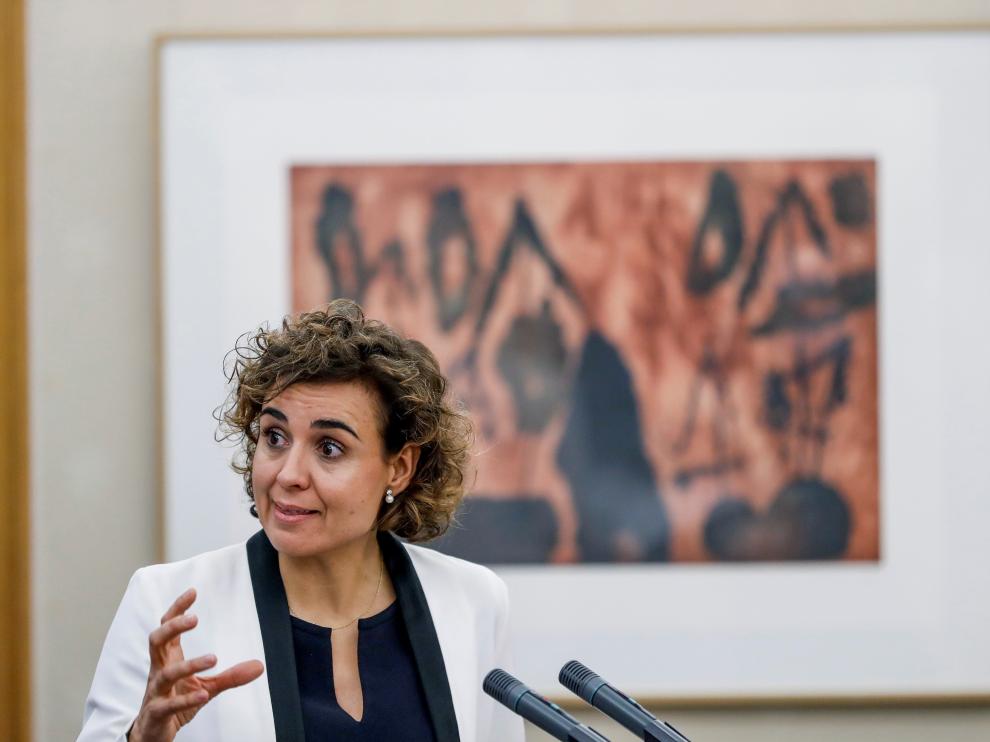 Dolors Monserrat, ministra de Sanidad, Servicios Sociales e Igualdad.