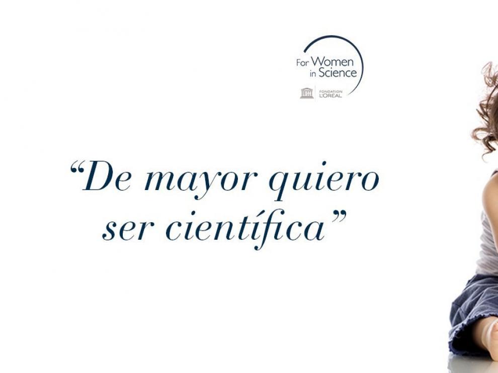 Imagen de la campaña de la Fundación L'Oreal.