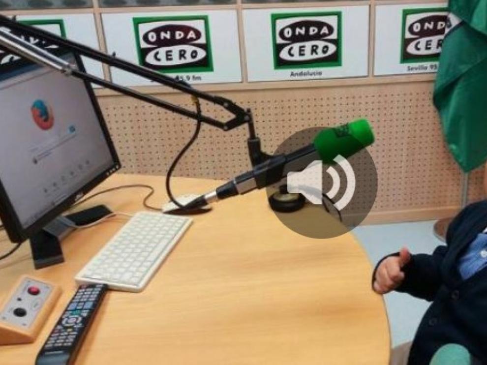 Rubén Darío Ávalos, en la redacción de Onda Cero.