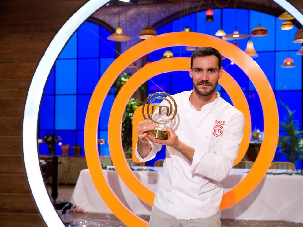 Saúl Craviotto, policía nacional y piragüista ganador de la segunda edición de MasterChef Celebrity.