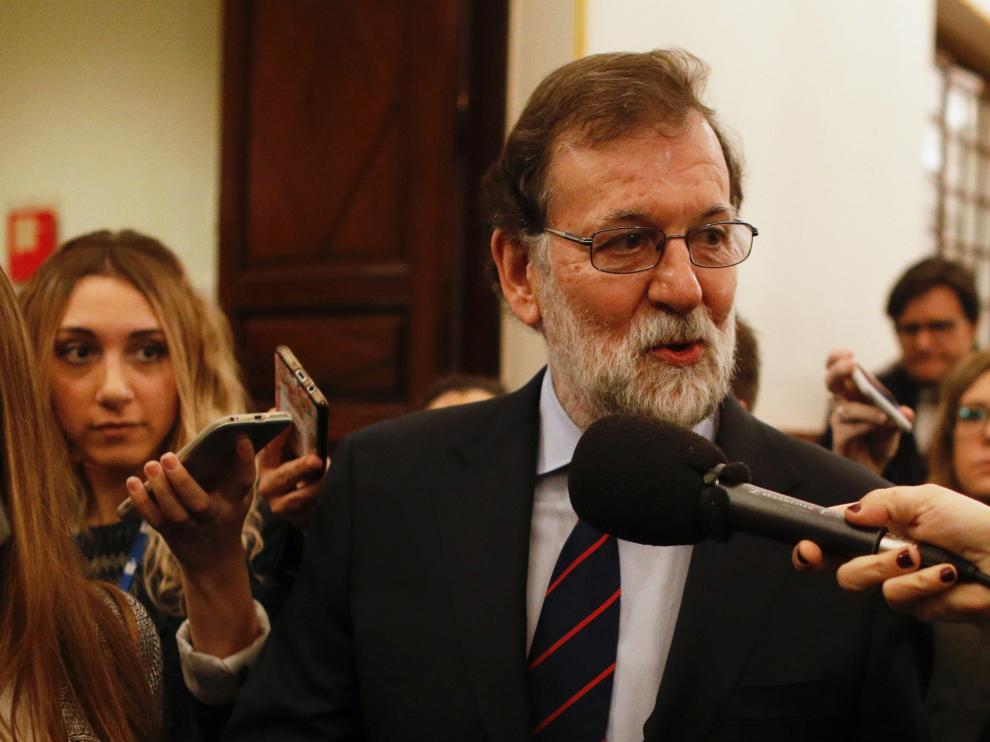 Rajoy, este miércoles en el Congreso