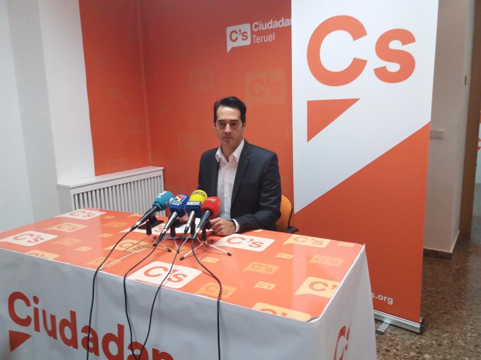 El concejal de Ciudadanos del Ayuntamiento de Teruel, Ramón Fuertes.