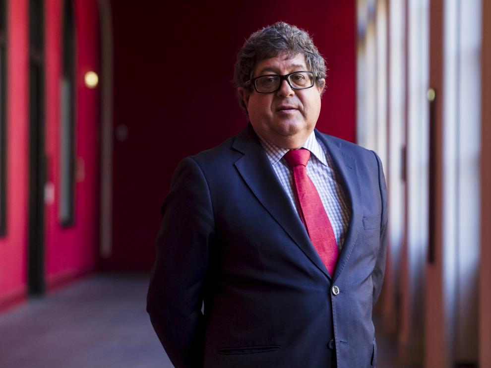 José Luis Terreros, ayer en el Paraninfo de la Universidad de Zaragoza.