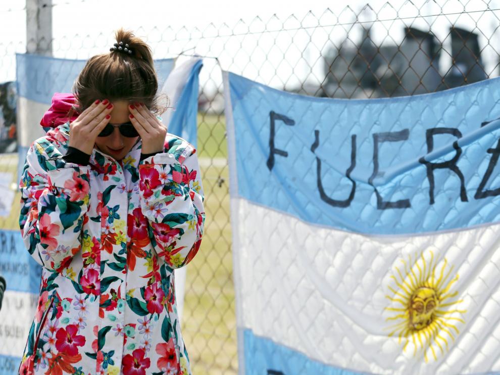 Los participantes en la marcha mandaron mensajes de "fuerza" a los desaparecidos.