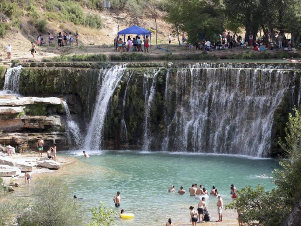 Salto del Bierge, en la sierra de Guara