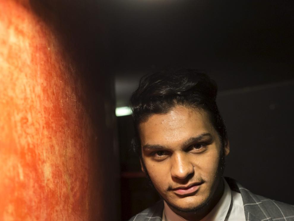 Salvador Gabarre, 'el Chapi', en el Teatro del Mercado.