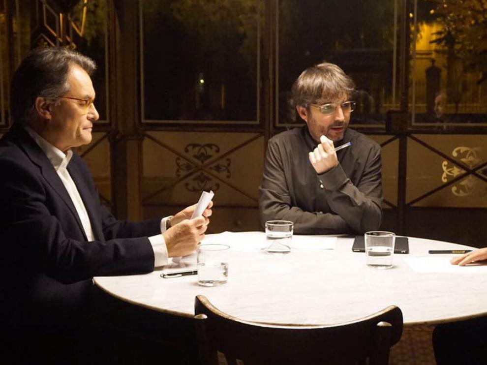 Cara a cara entre Mas y Zapatero en 'Salvados'