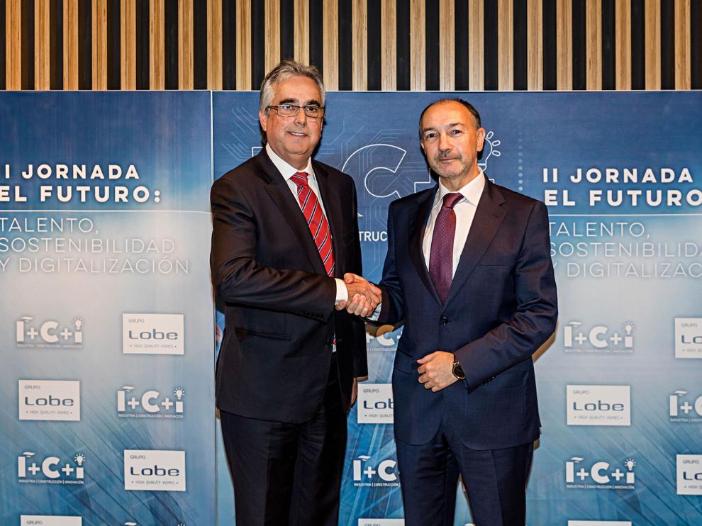Juan Carlos Bandrés, Grupo LOBE, y Fernando Beltrán, Gobierno de Aragón.