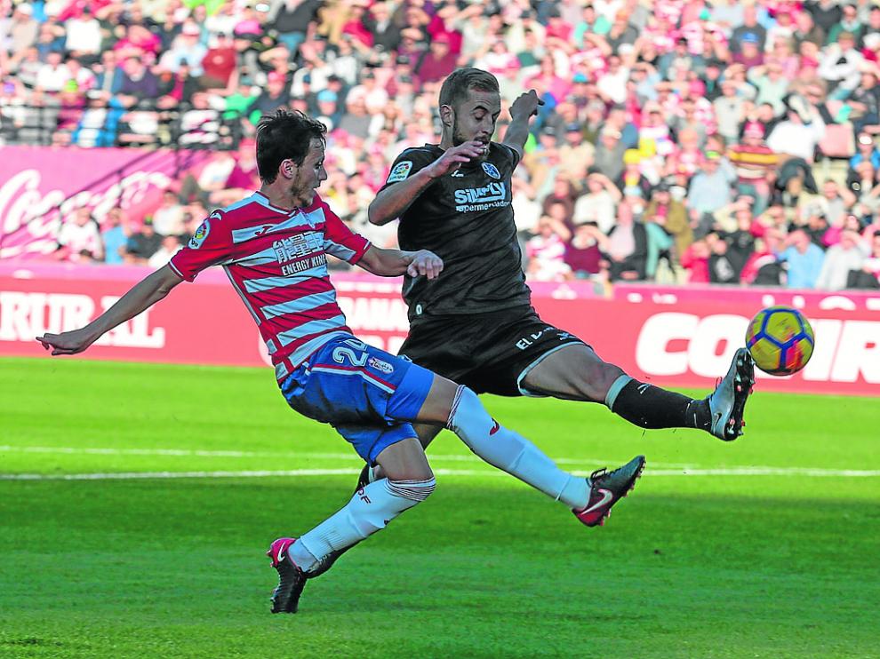La defensa del Huesca recibió dos goles, los mismos que en las seis jornadas anteriores.