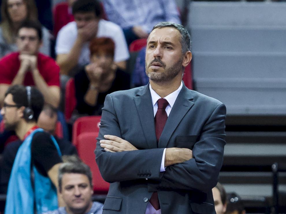 Jota Cuspinera, técnico del Tecnyconta Zaragoza.
