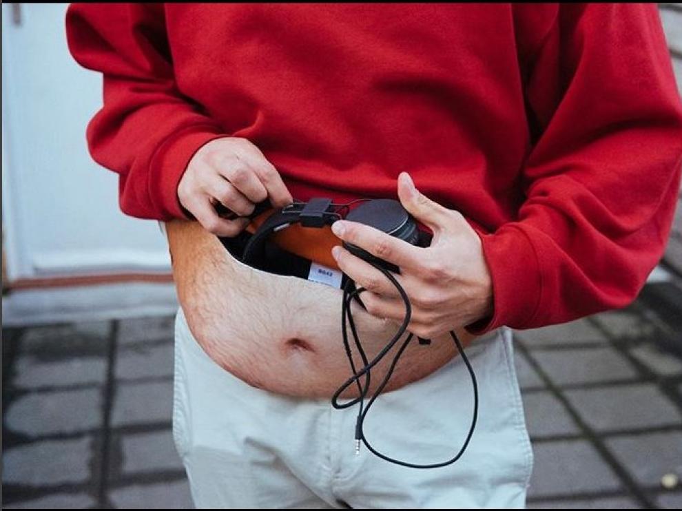 La Dad Bag, la barriga de mentirijilla.