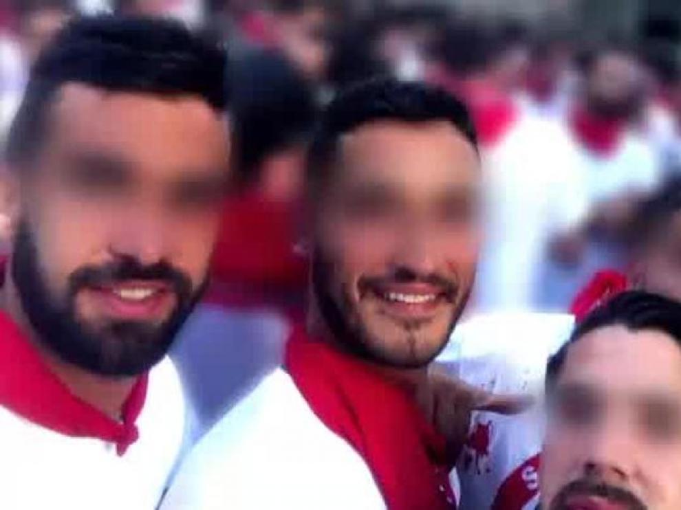 Imagen de los miembros de La Manada