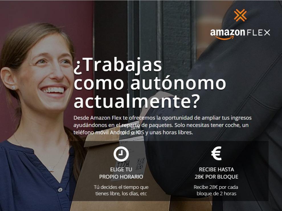 Se buscan repartidores autónomos. Razón: Amazon
