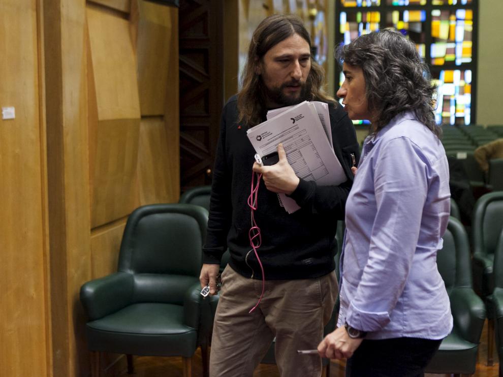Luisa Broto y Pablo Híjar han expuesto el proyecto este martes.