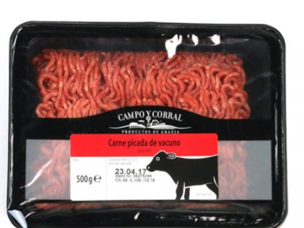Carne picada Campo y Corral de ALdi
