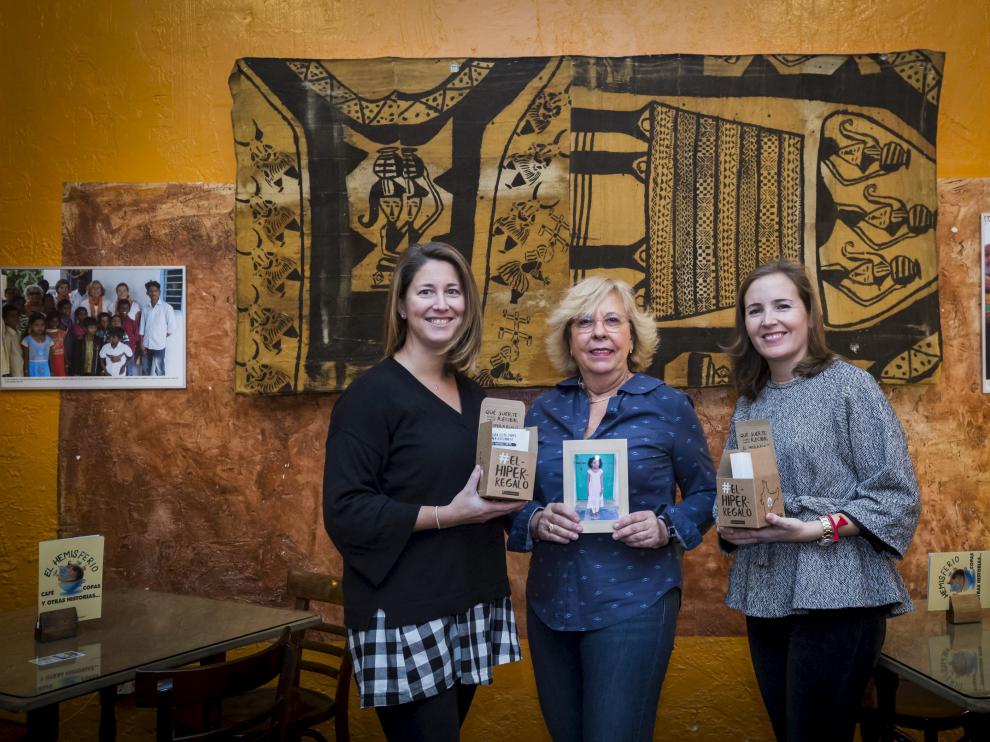 Paola Pérez, Julia López-Madrazo y Adriana Marqueta presentaron ayer la campaña.