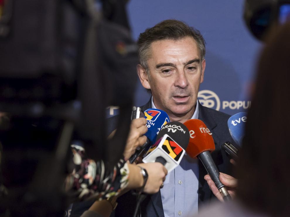 Luis María Beamonte, presidente del Partido Popular de Aragón.